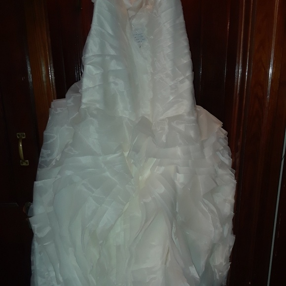 Ivory Vera Wang wedding dress - Picture 3 of 7
